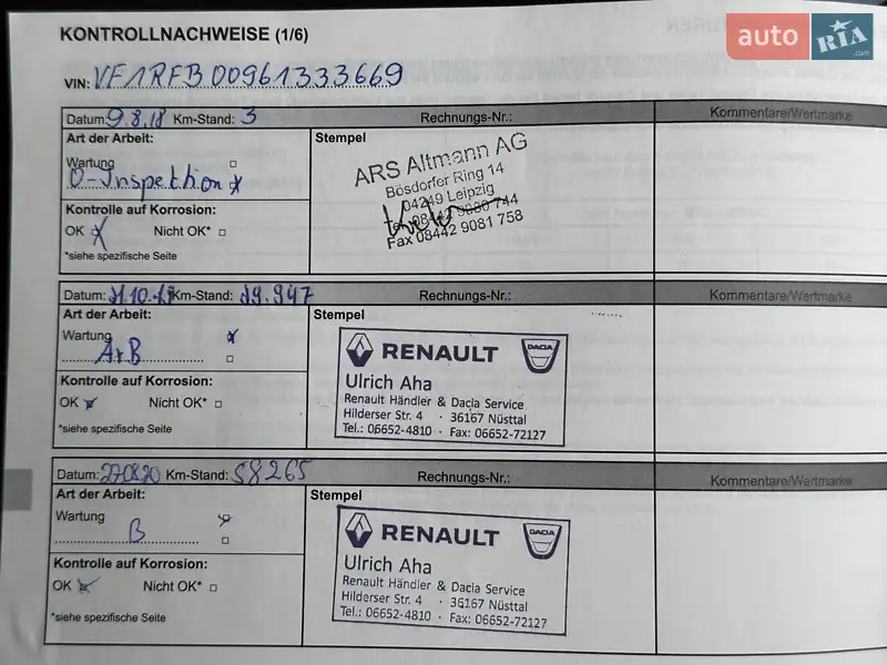 Универсал Renault Megane 2018 в Умани документ