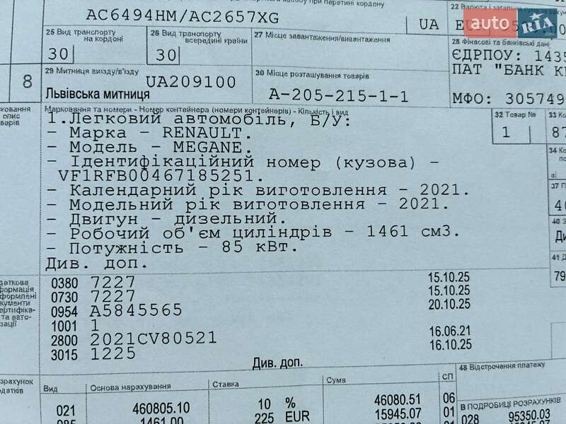 Универсал Renault Megane 2021 в Киеве фото 129 Универсал Renault Megane 2021 в Киеве