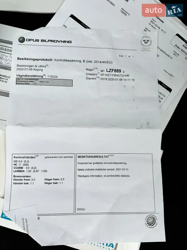 Универсал Renault Megane 2011 в Котельве документ