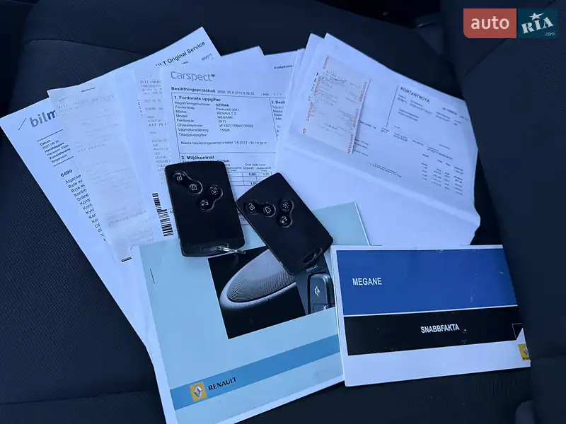 Хэтчбек Renault Megane 2011 в Прилуках документ