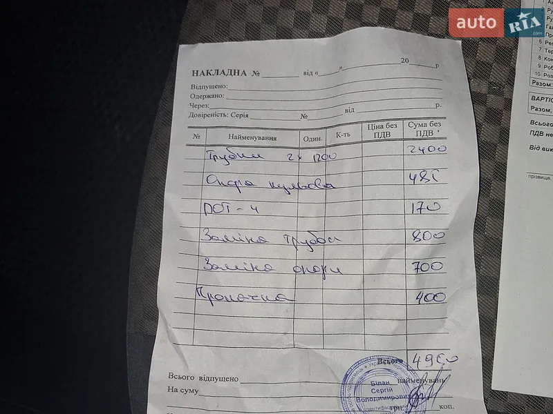 Хэтчбек Renault Megane 2002 в Переяславе документ