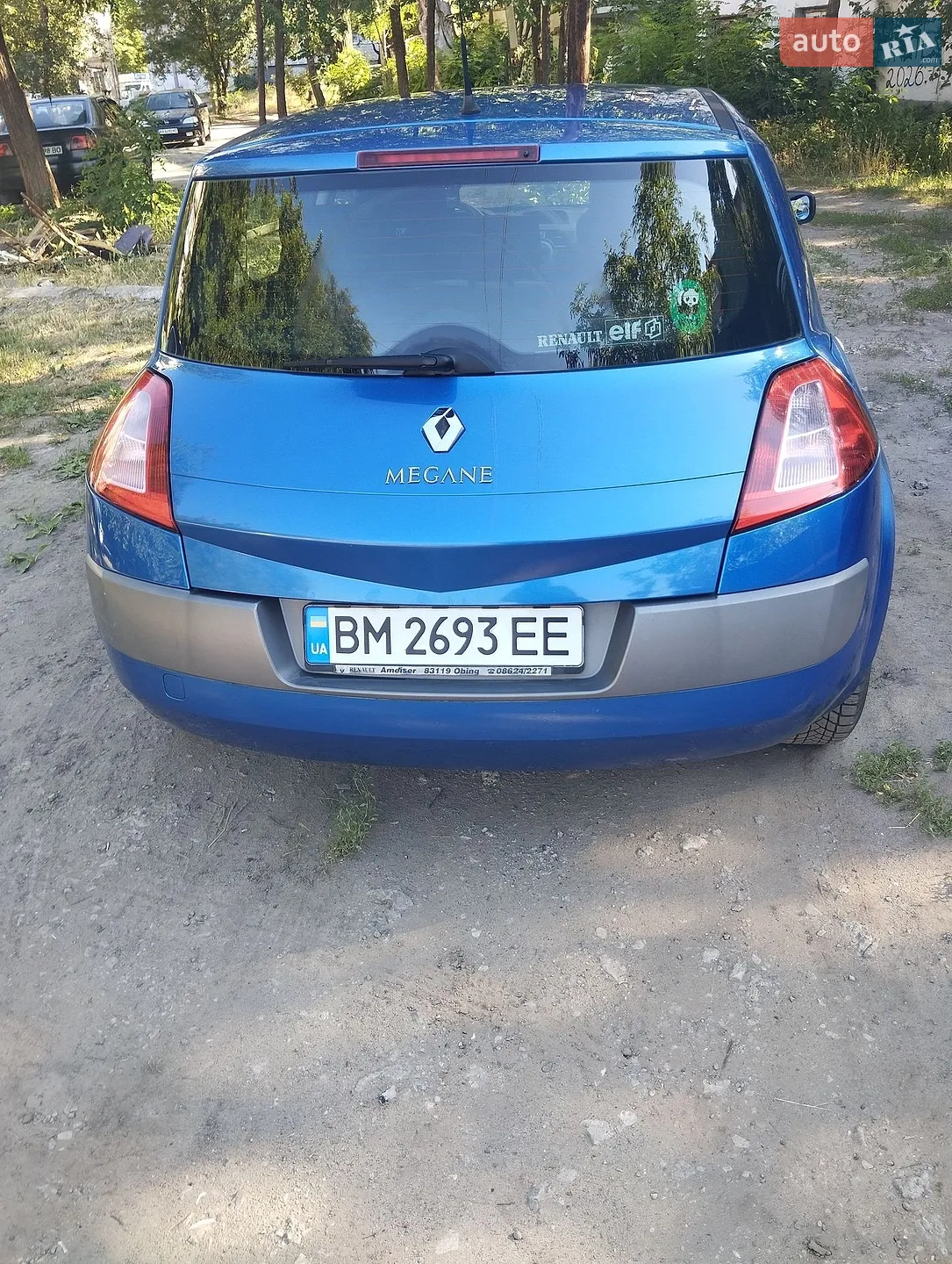 Renault Megane 2002 VIN VF1BM0J0H27626095 фото оголошення 10 з 12
