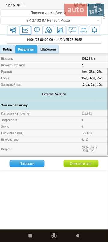 Тентований Renault Premium 2004 в Кривому Розі