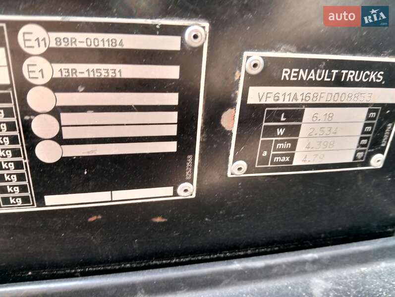 Тягач Renault Range T/T-Series  2016 в Житомирі