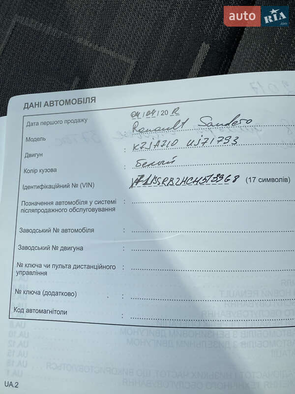 Хэтчбек Renault Sandero 2012 в Запорожье