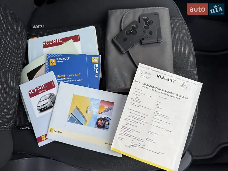 Минивэн Renault Scenic 2007 в Красилове документ
