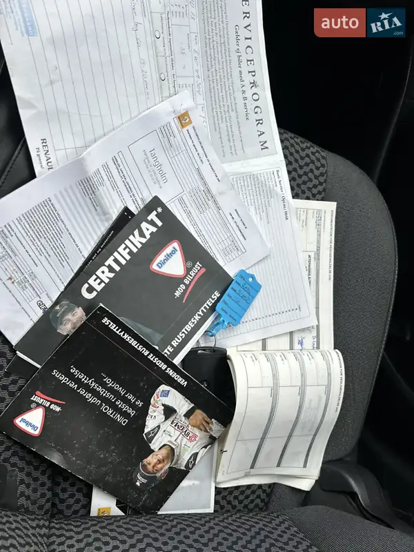 Мінівен Renault Scenic 2012 в Полтаві документ