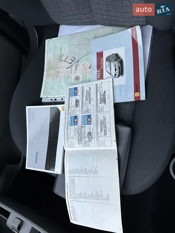 Мінівен Renault Scenic 2008 в Києві документ 2 фото Мінівен Renault Scenic 2008 в Києві документ