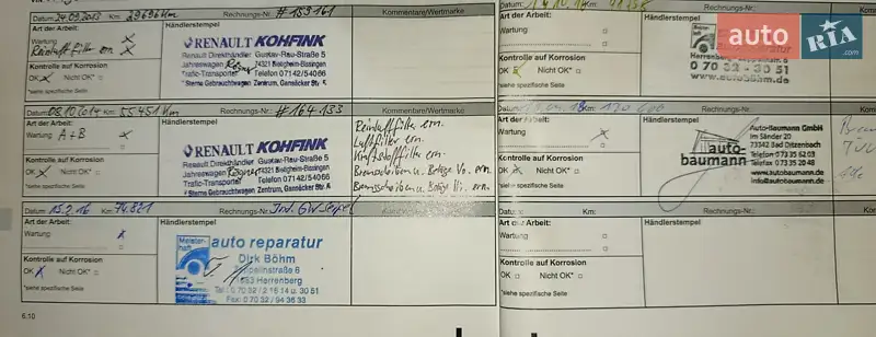 Мінівен Renault Scenic 2012 в Луцьку документ 2 фото Мінівен Renault Scenic 2012 в Луцьку документ