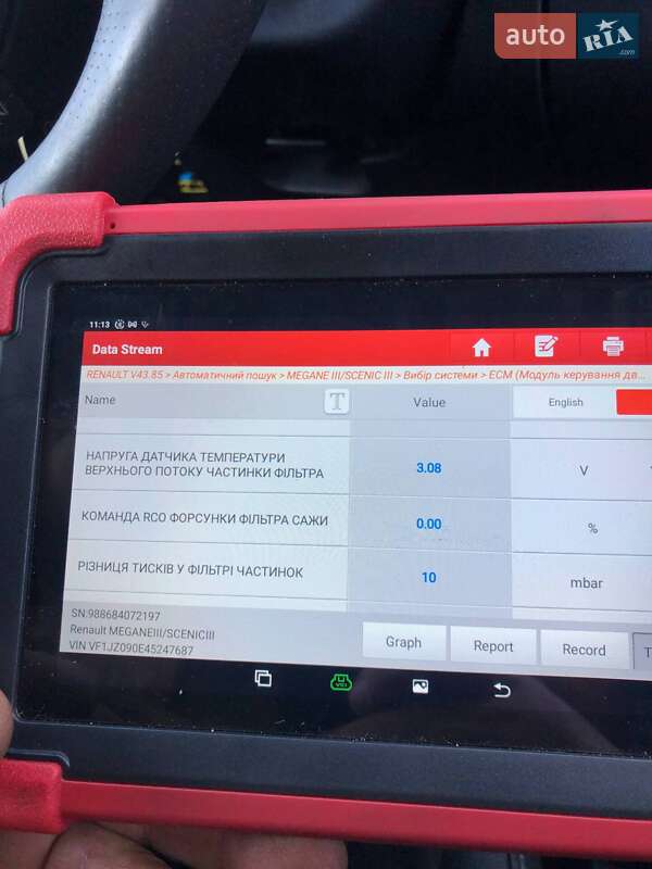 Минивэн Renault Scenic 2011 в Кропивницком