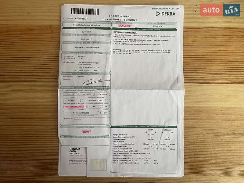 Минивэн Renault Scenic 2014 в Сумах фото 125 Минивэн Renault Scenic 2014 в Сумах