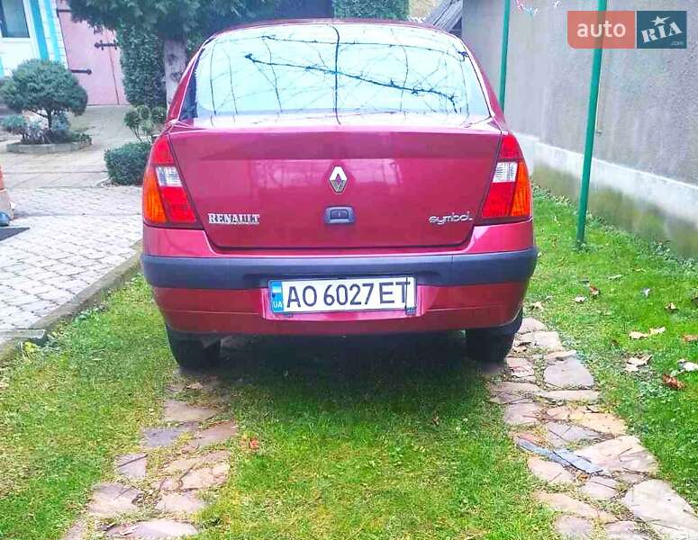 Седан Renault Symbol 2003 в Хусте фото 4 Седан Renault Symbol 2003 в Хусте