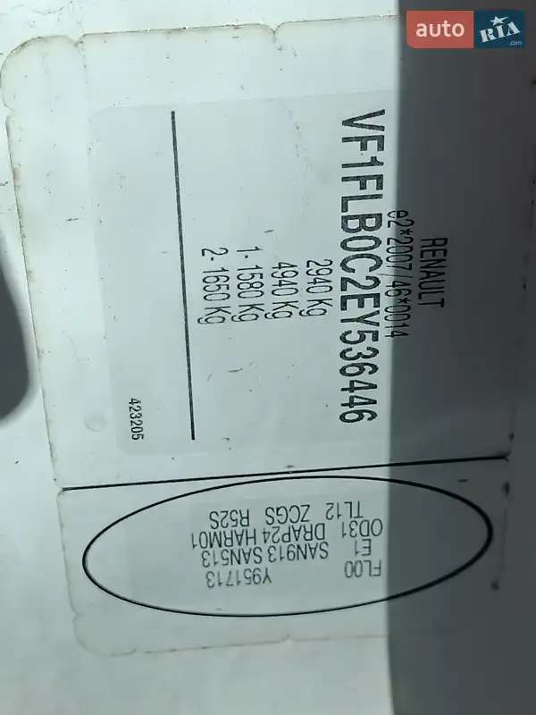 Грузопассажирский фургон Renault Trafic 2013 в Харькове документ 2 фото Грузопассажирский фургон Renault Trafic 2013 в Харькове документ