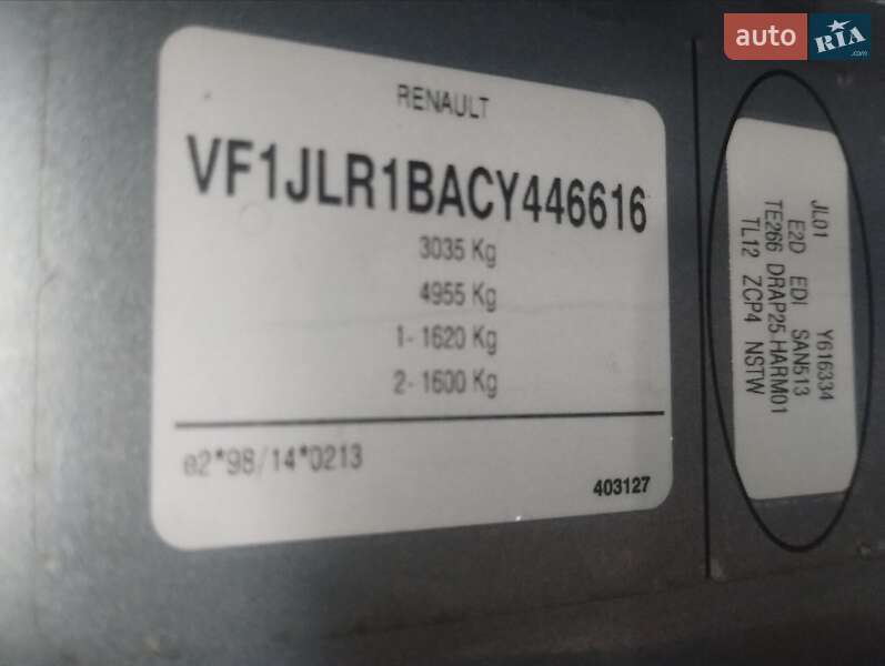 Минивэн Renault Trafic 2012 в Дубно