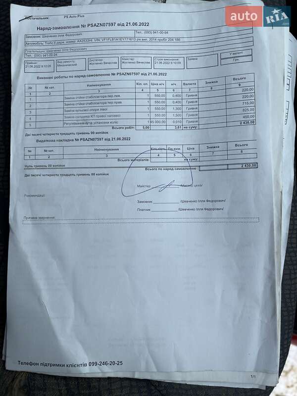 Мікроавтобус вантажний (до 3,5т) Renault Trafic 2014 в Харкові