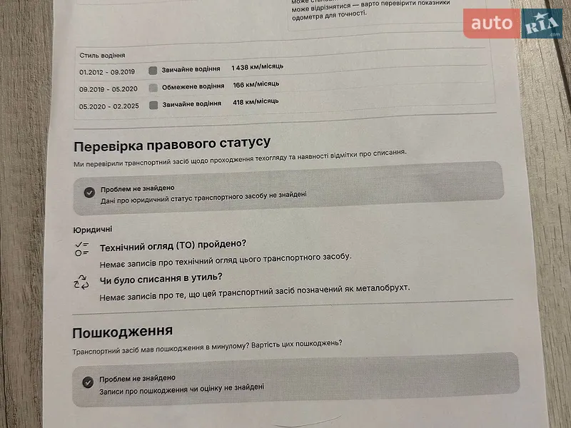 Минивэн Renault Trafic 2012 в Виннице документ