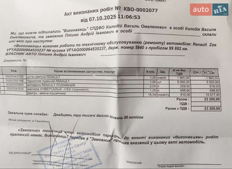 Хэтчбек Renault Zoe 2020 в Тернополе фото 36 Хэтчбек Renault Zoe 2020 в Тернополе