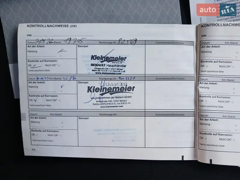 Хетчбек Renault Zoe 2018 в Ходореві документ