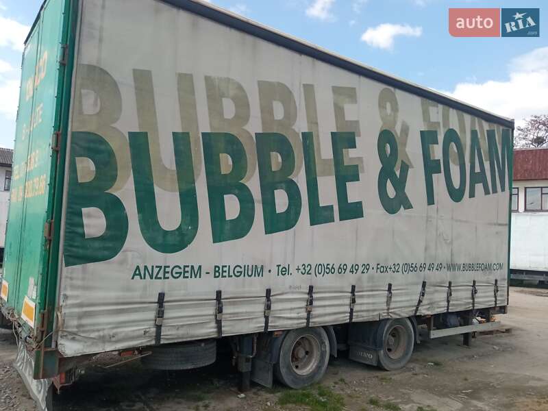 Тентованный борт (штора) - прицеп Renders RMAC 2000 в Львове