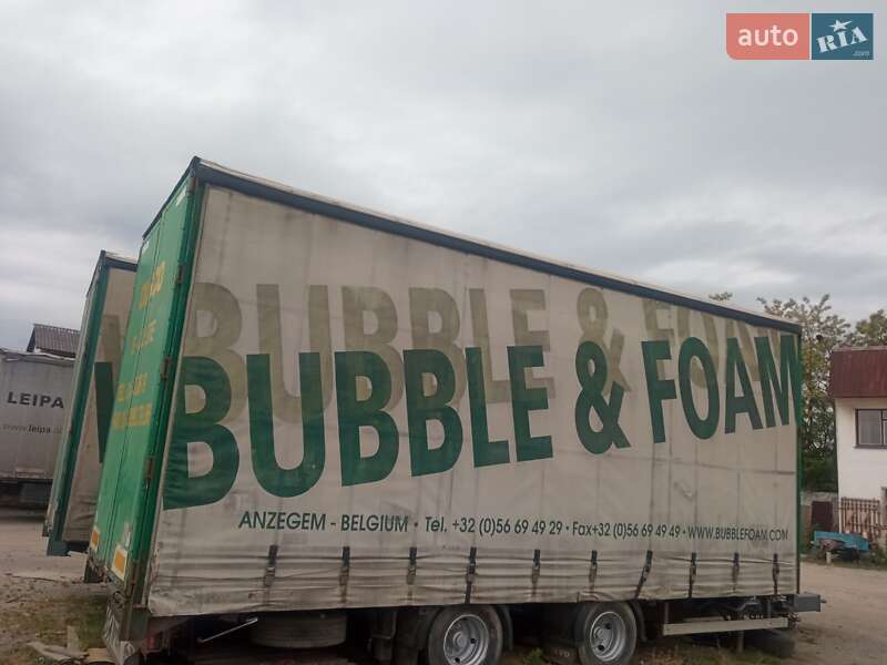 Тентованный борт (штора) - прицеп Renders RMAC 2000 в Львове