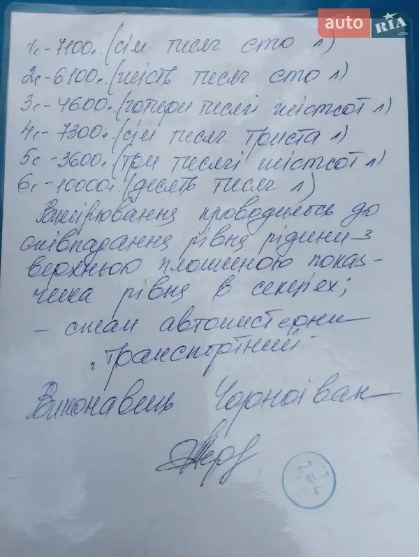 Цистерна напівпричіп Rohr TAL-AL-36 1999 в Києві документ