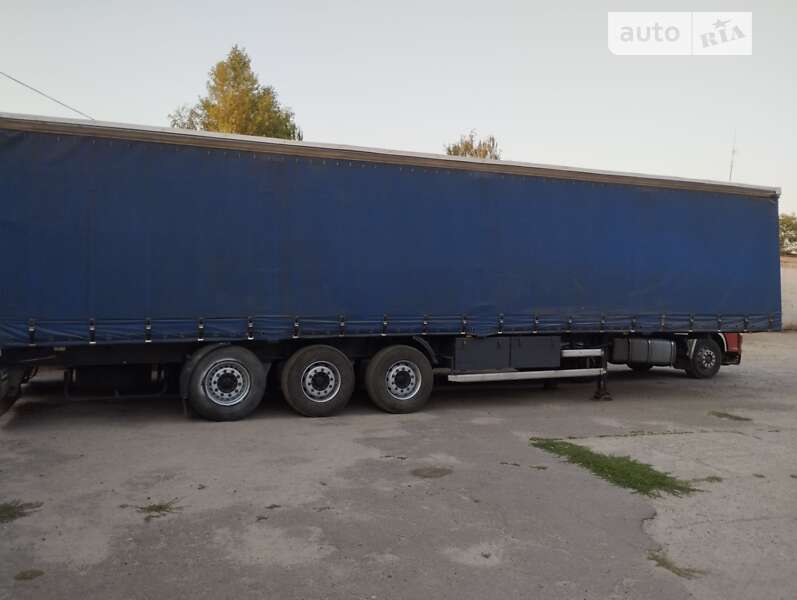 Тентованный борт (штора) - полуприцеп Samro S338SH 2001 в Миргороде
