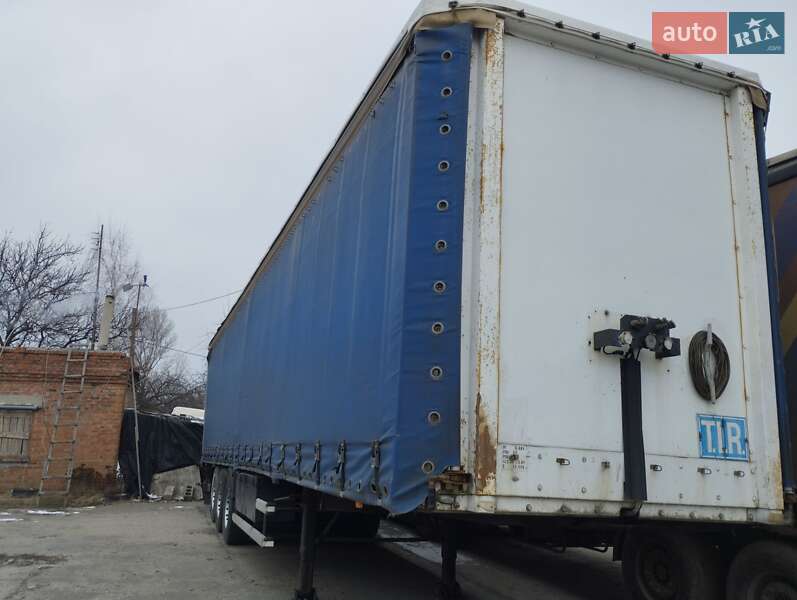 Тентованный борт (штора) - полуприцеп Samro S338SH 2001 в Миргороде