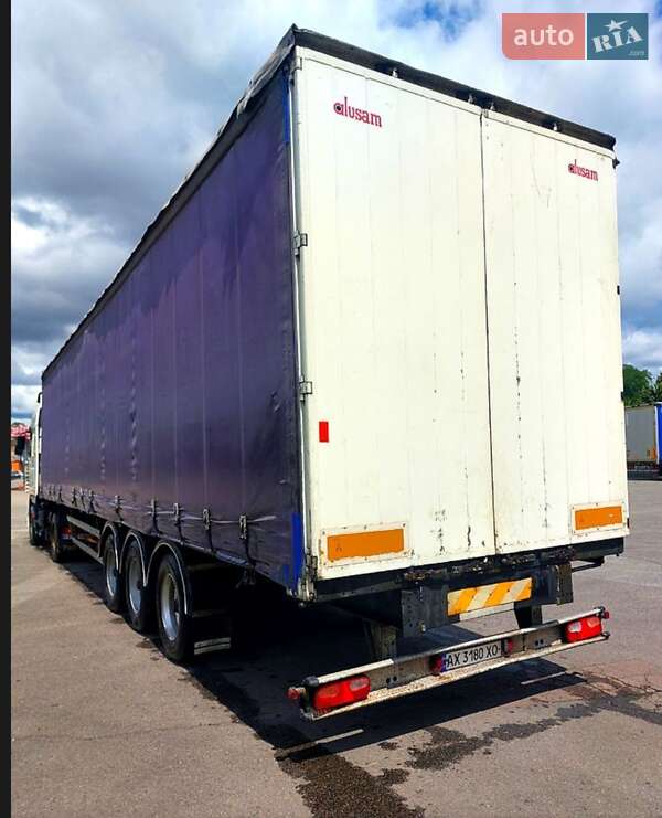 Тентований борт (штора) - напівпричіп Samro SR 334 2006 в Харкові