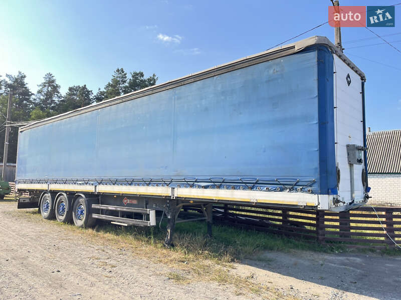 Тентованный борт (штора) - полуприцеп Samro ST 2008 в Емильчине