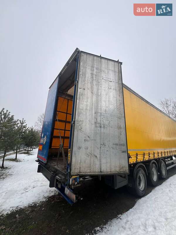 Тентованный борт (штора) - полуприцеп Samro ST 2011 в Любомле