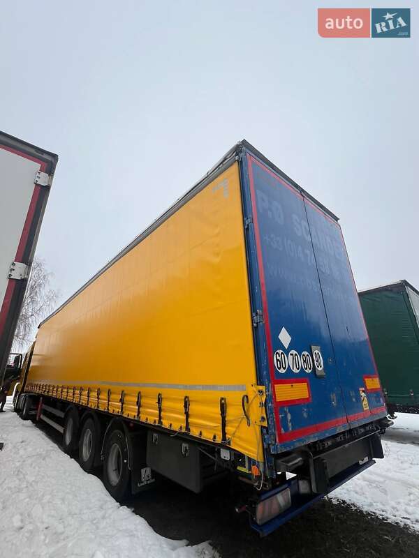 Тентованный борт (штора) - полуприцеп Samro ST 2011 в Любомле