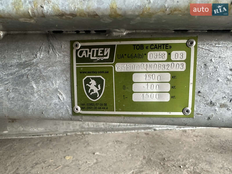 Борт Сантей 1500 2022 в Запорожье