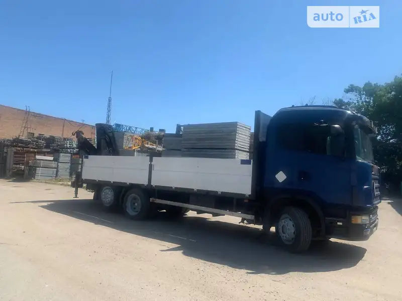 Кран-манипулятор Scania 124 1999 в 