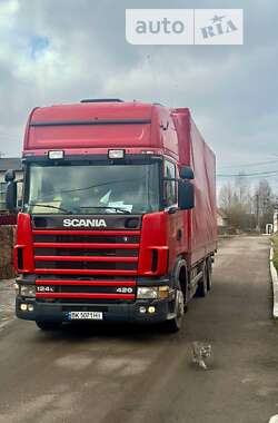 Тентованый Scania R 124 2003 в Рокитном