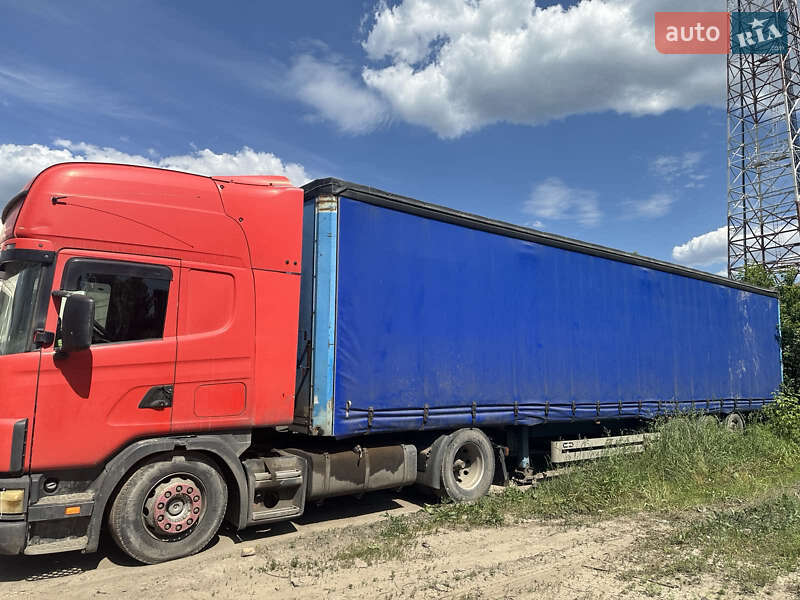 Тентованый Scania R 124 2003 в Умани