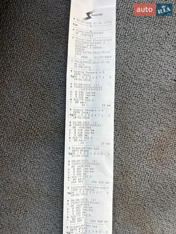 Тягач Scania R 410 2015 в Житомире документ 2 фото Тягач Scania R 410 2015 в Житомире документ