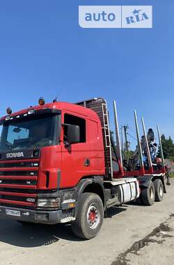 Лесовоз / Сортиментовоз Scania R 420 2000 в Ивано-Франковске