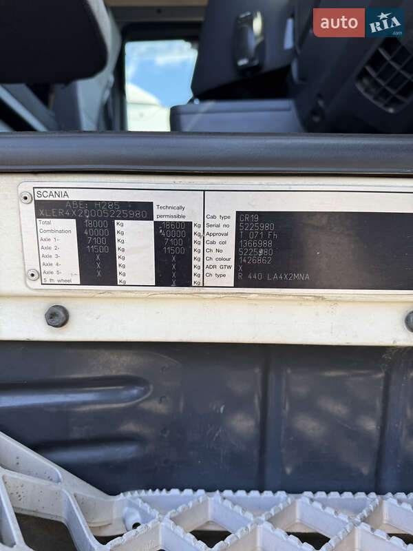 Самоскид Scania R 440 2009 в Черкасах