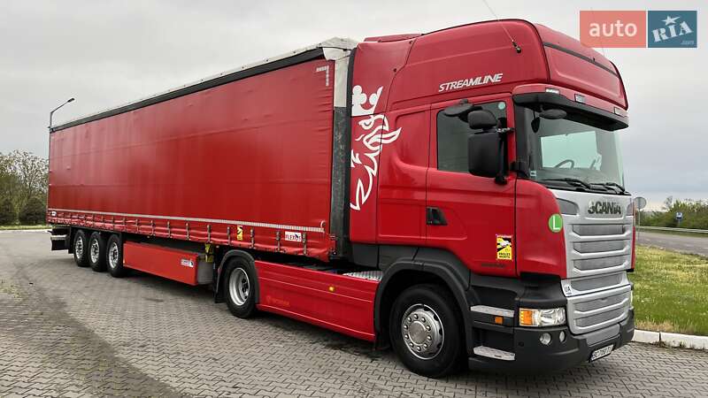 Тентований Scania R 450 2015 в 