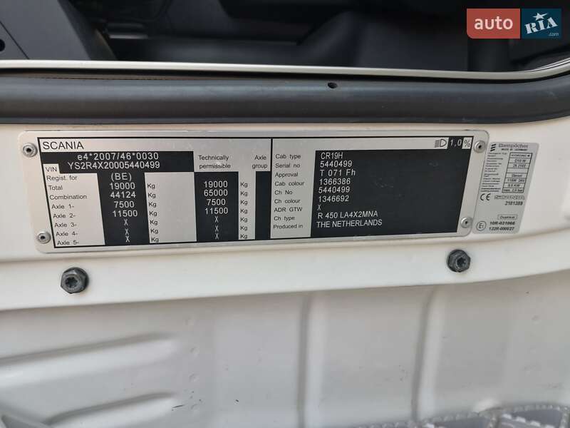 Тягач Scania R 450 2016 в Кам'янському фото 33 Тягач Scania R 450 2016 в Кам'янському