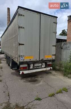 Тентованный борт (штора) - полуприцеп SCHMIDT S01 2001 в 