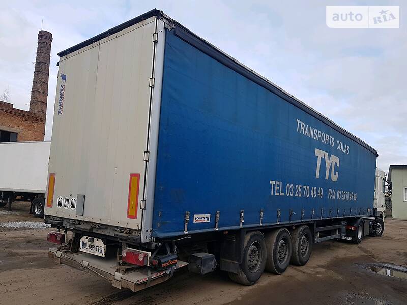 Тентованный борт (штора) - полуприцеп SCHMIDT SPR 2006 в Радехове