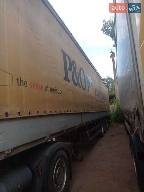 Тентований борт (штора) - напівпричіп Schmitz Cargobull Cargobull 2008 в Дніпрі