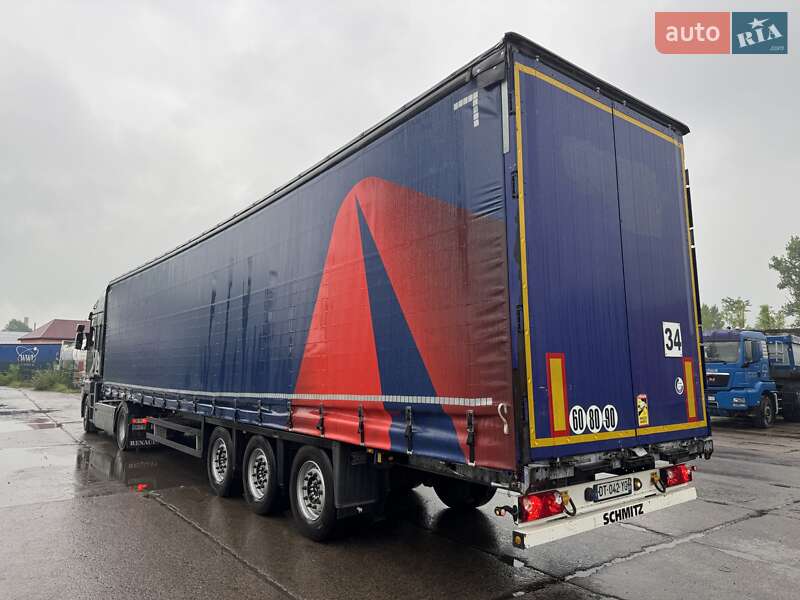 Тентований борт (штора) - напівпричіп Schmitz Cargobull Cargobull 2015 в Надвірній