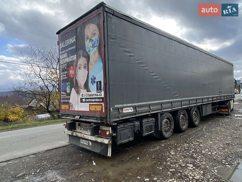 Тентованный борт (штора) - полуприцеп Schmitz Cargobull Cargobull 2015 в Ужгороде