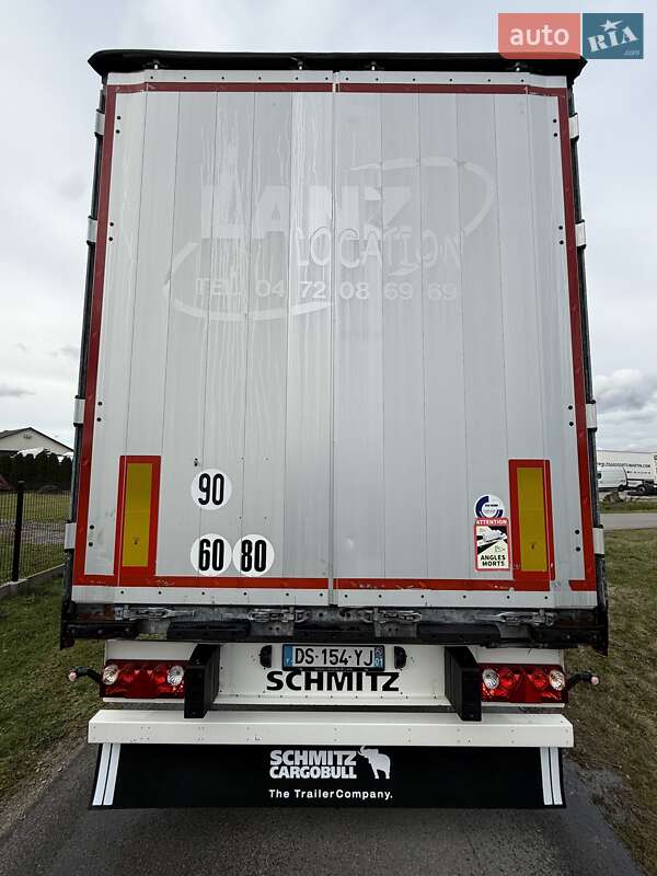 Тентований борт (штора) - напівпричіп Schmitz Cargobull Cargobull 2015 в Надвірній