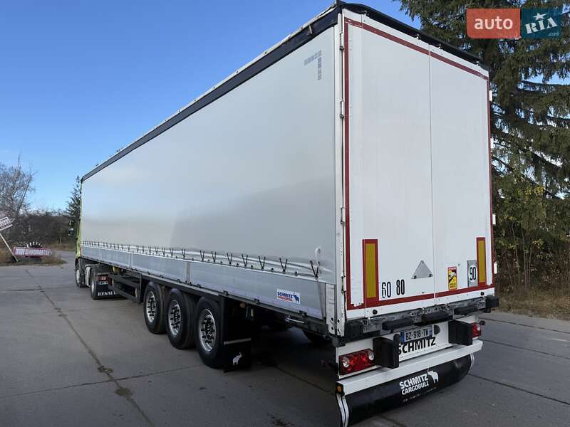 Тентованный борт (штора) - полуприцеп Schmitz Cargobull Cargobull 2012 в Надворной