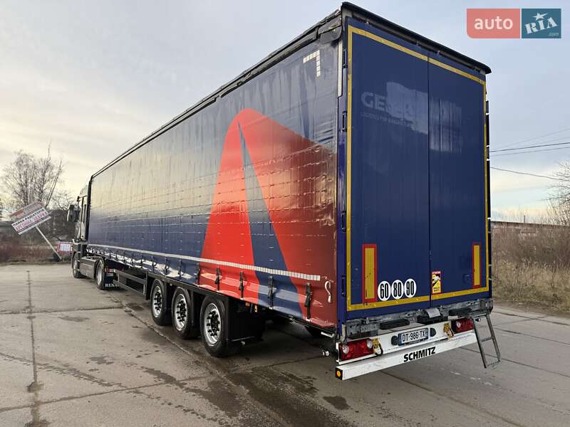 Тентованный борт (штора) - полуприцеп Schmitz Cargobull Cargobull 2015 в Надворной фото 3 Тентованный борт (штора) - полуприцеп Schmitz Cargobull Cargobull 2015 в Надворной