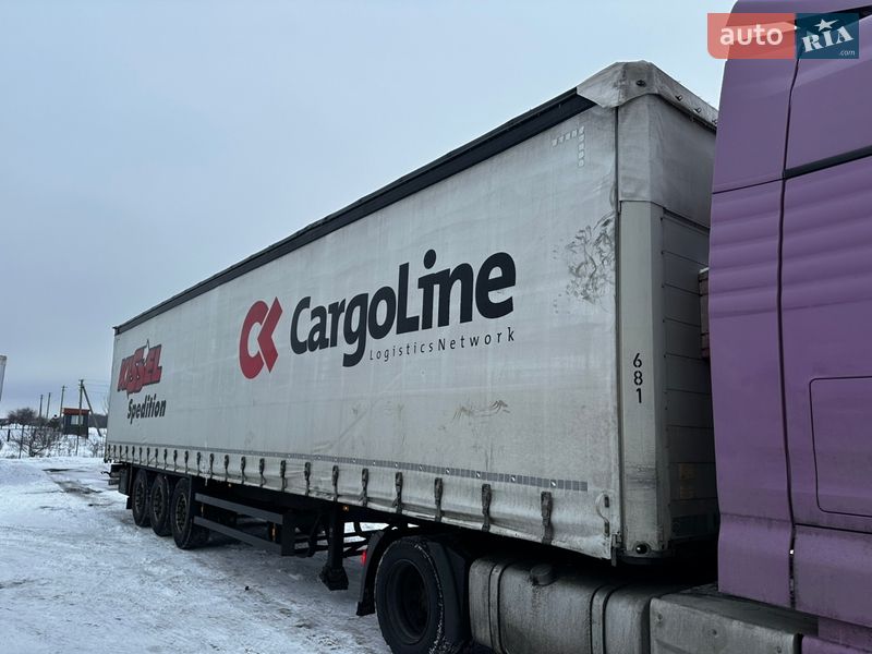Тентованный борт (штора) - полуприцеп Schmitz Cargobull Cargobull 2015 в Умани