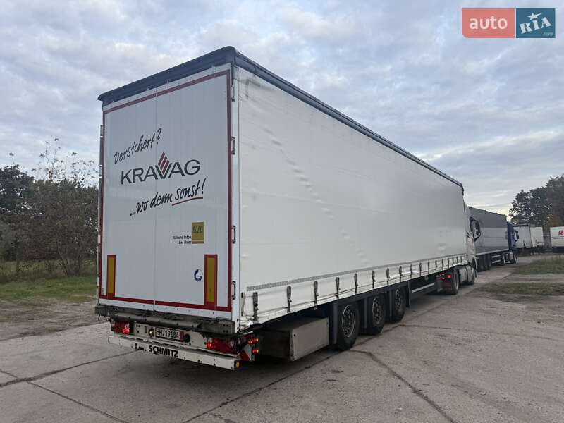 Тентованный борт (штора) - полуприцеп Schmitz Cargobull Mega 2017 в Луцке